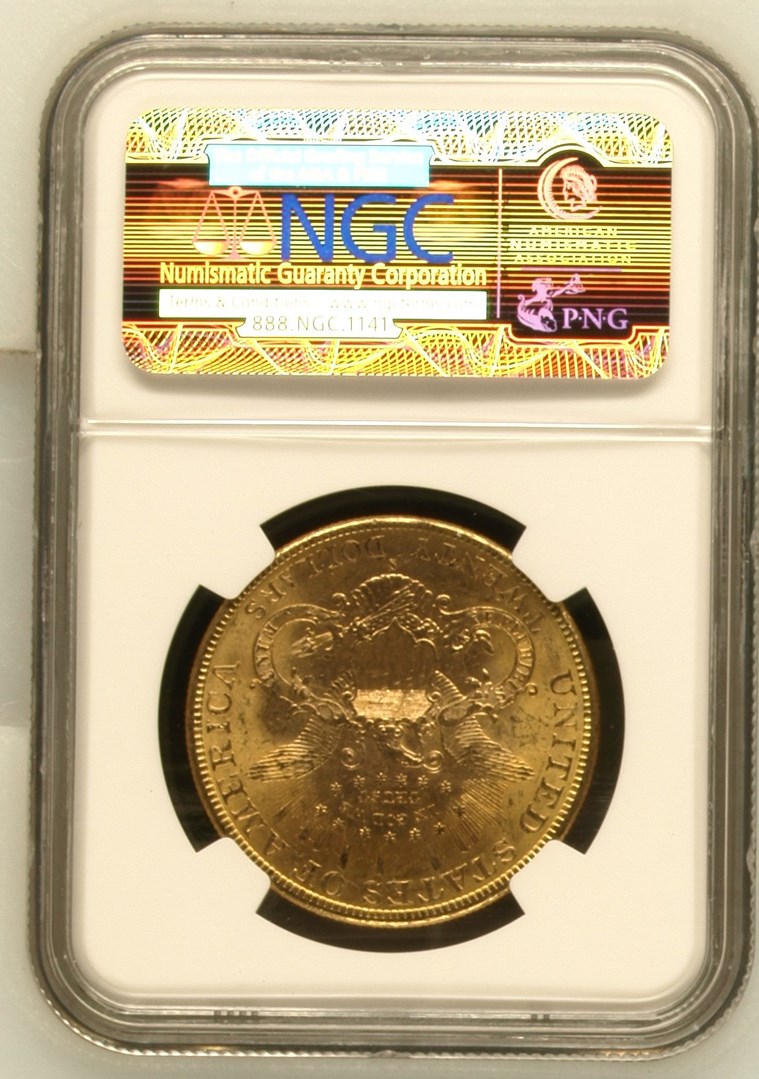 1896 S $20 MS | Coin Explorer | NGC