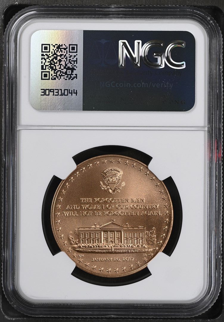 PRESIDENTIAL SERIES DONALD J. TRUMP BRONZE MS | Coin Explorer | NGC