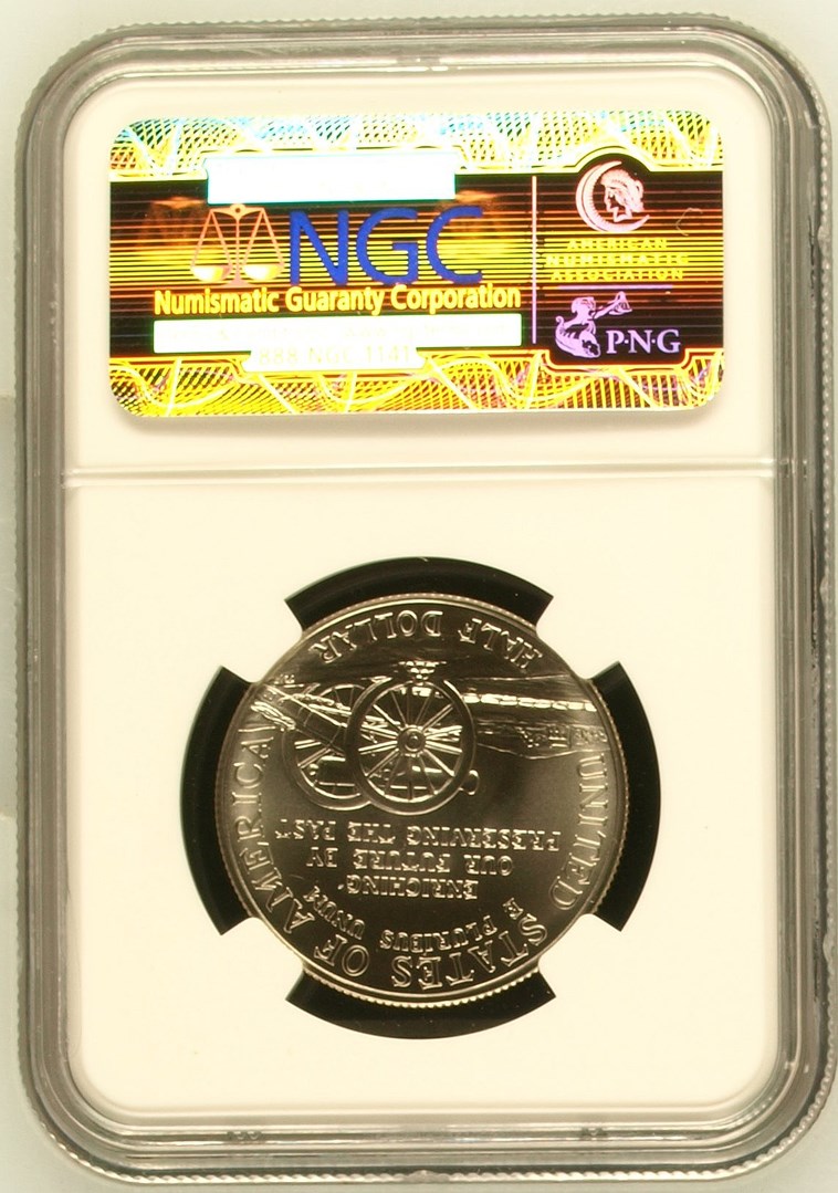 1995 S CIVIL WAR BATTLEFIELDS 50C MS | Coin Explorer | NGC