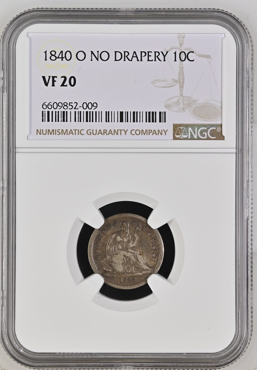 1840 O NO DRAPERY 10C MS | Coin Explorer | NGC