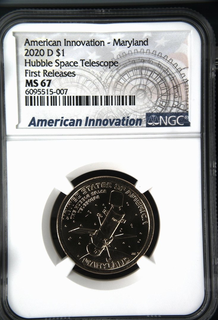 2020 D - MD Hubble Space Telescope $1 MS | Coin Explorer | NGC