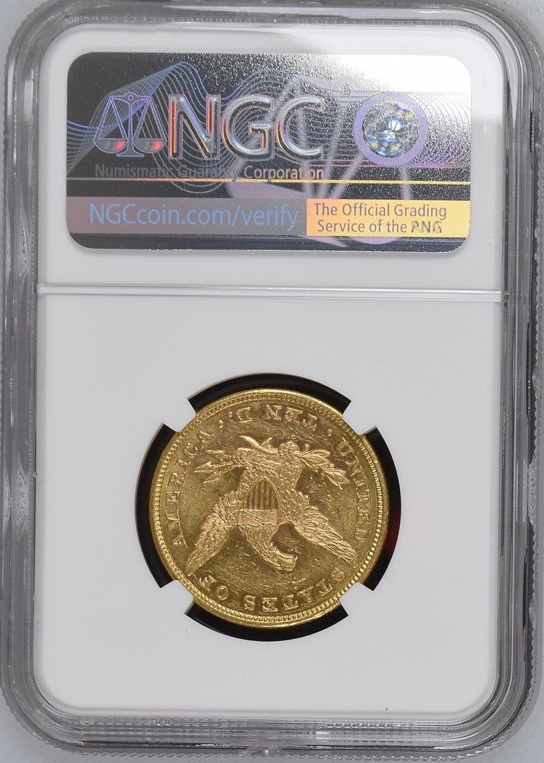 1860 $10 MS | Coin Explorer | NGC