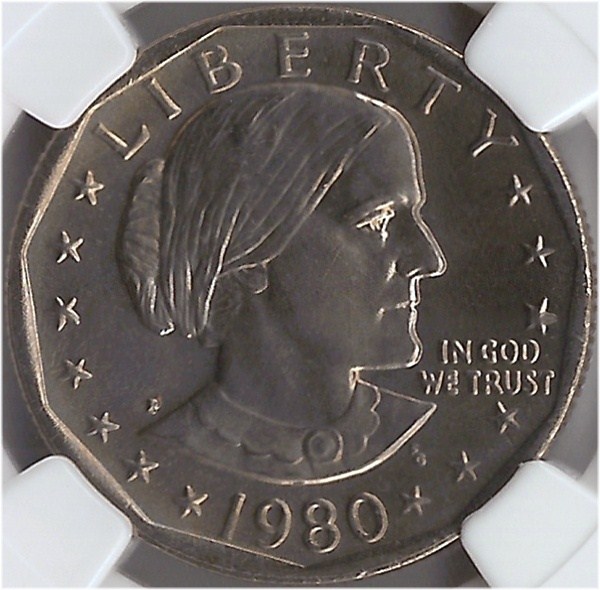 1980 P $1 MS | Coin Explorer | NGC