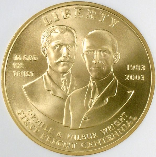 2003 W FIRST FLIGHT CENTENNIAL $10 MS | Coin Explorer | NGC