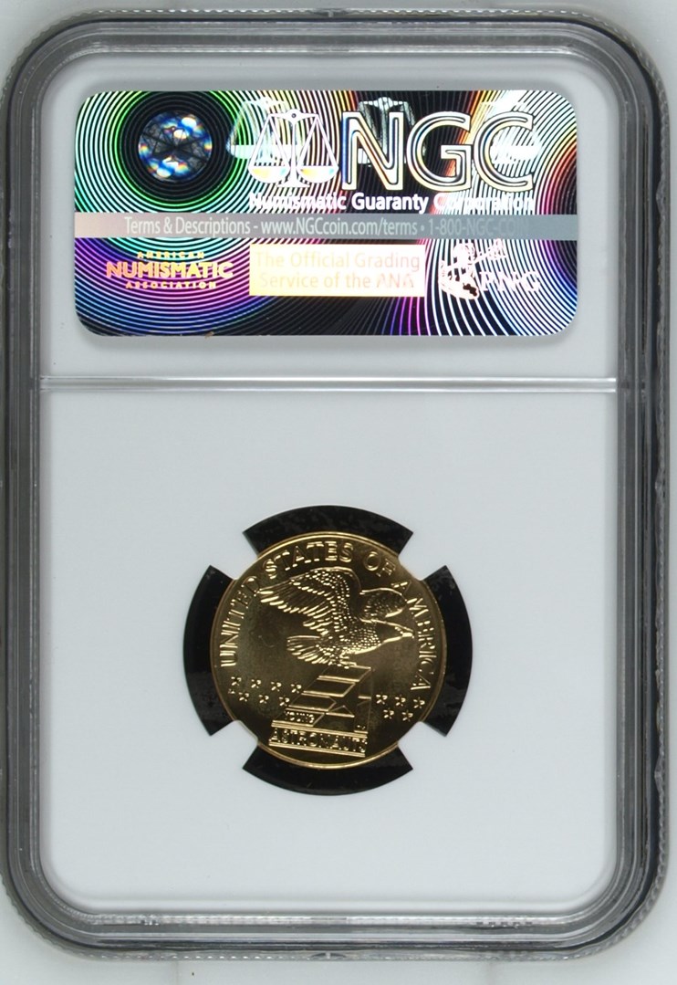 1988 P SWO-208IB SHUTTLE IN FLIGHT, 21mm GOLD MS | Coin Explorer | NGC