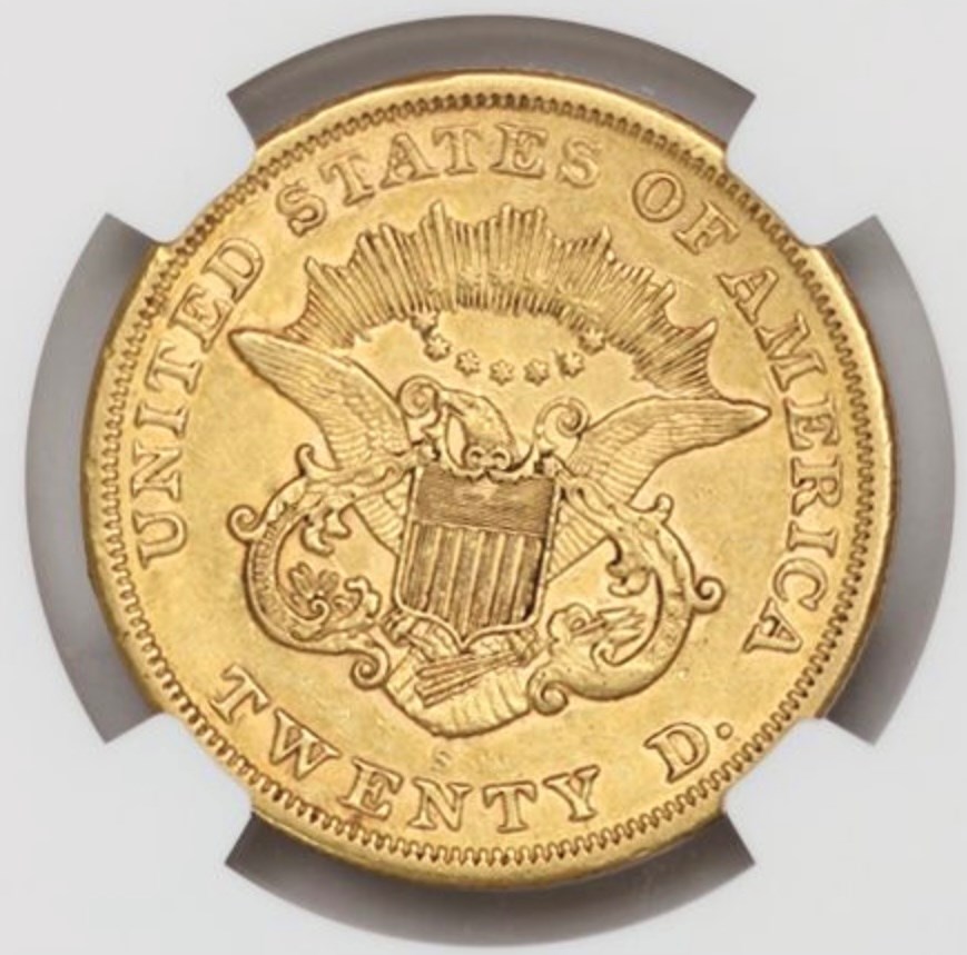 1864 S $20 MS | Coin Explorer | NGC