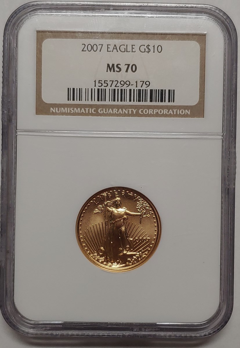 2007 EAGLE G$10 MS | Coin Explorer | NGC