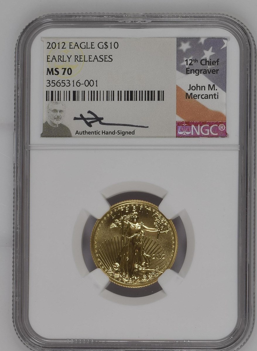 2012 EAGLE G$10 MS | Coin Explorer | NGC