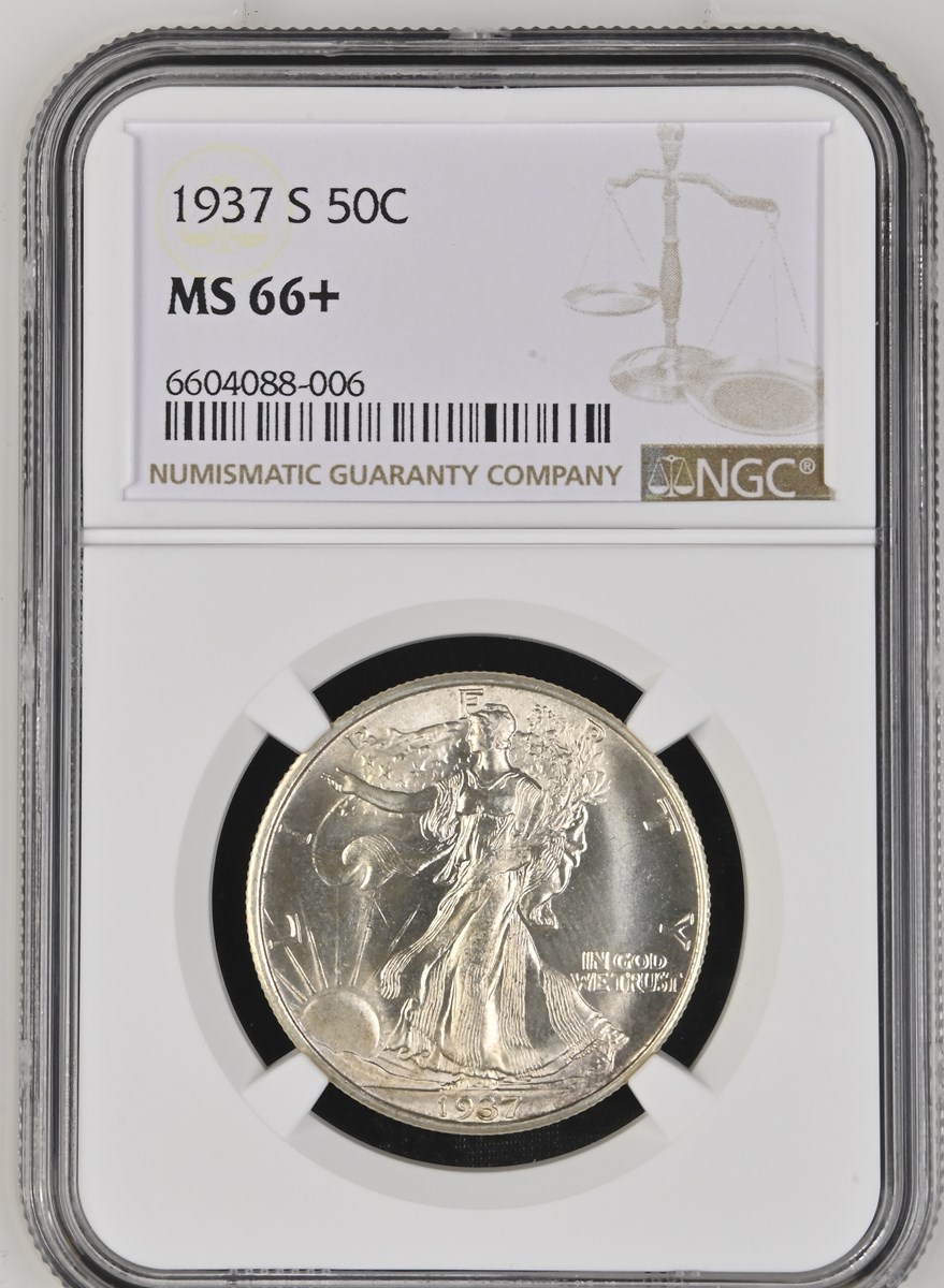 1937 S 50C MS | Coin Explorer | NGC