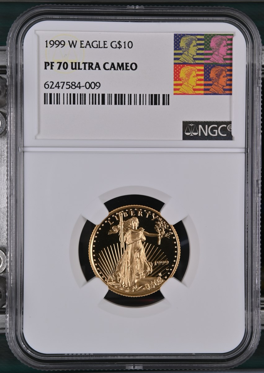 1999 W EAGLE G$10 PF | Coin Explorer | NGC