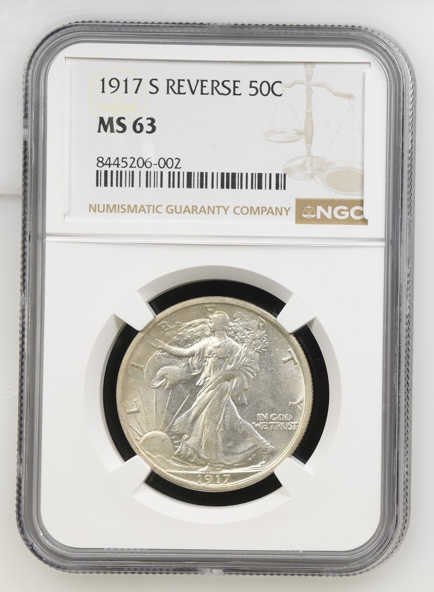 1917 S REVERSE 50C MS | Coin Explorer | NGC