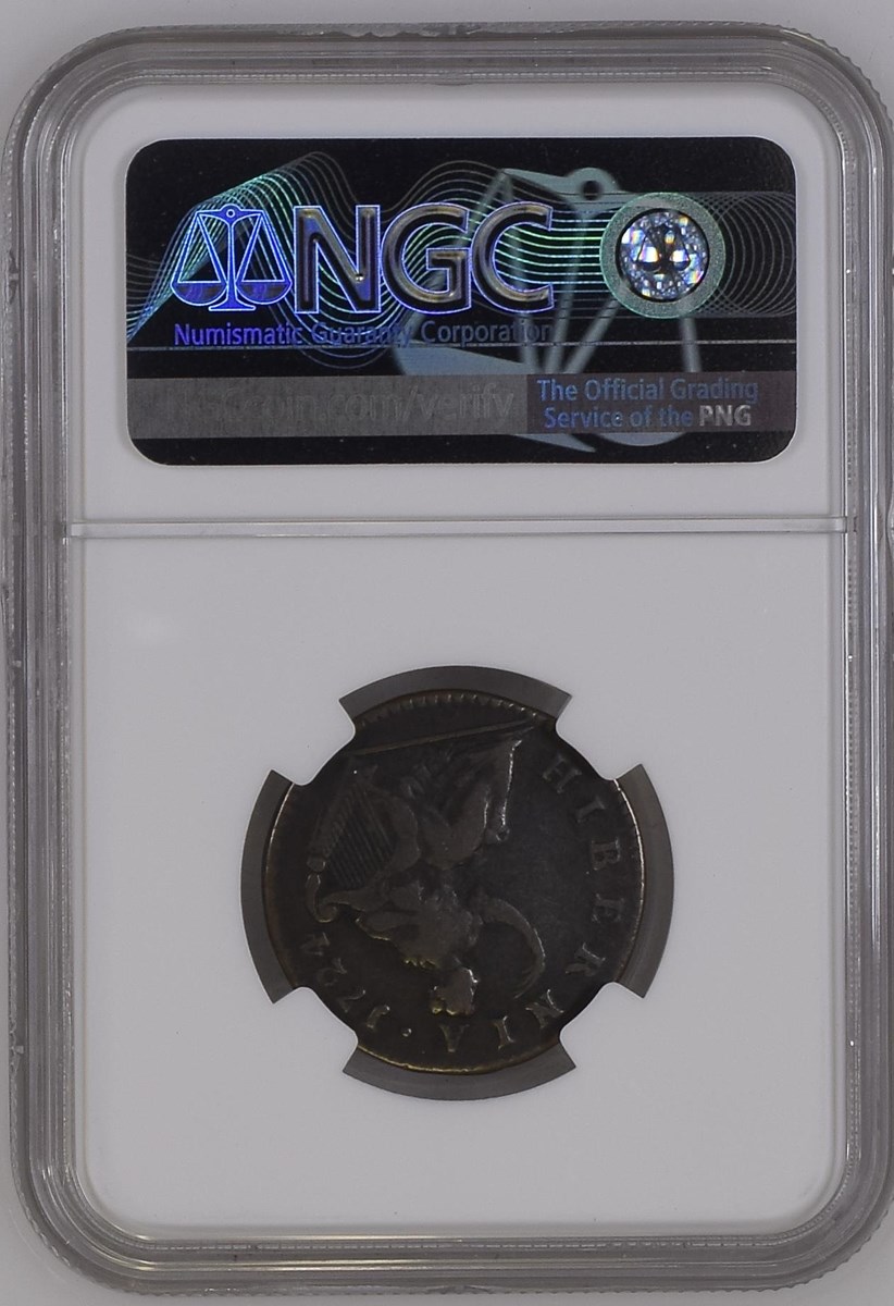 1724 HIBERNIA S-6601 1/2P MS | Coin Explorer | NGC