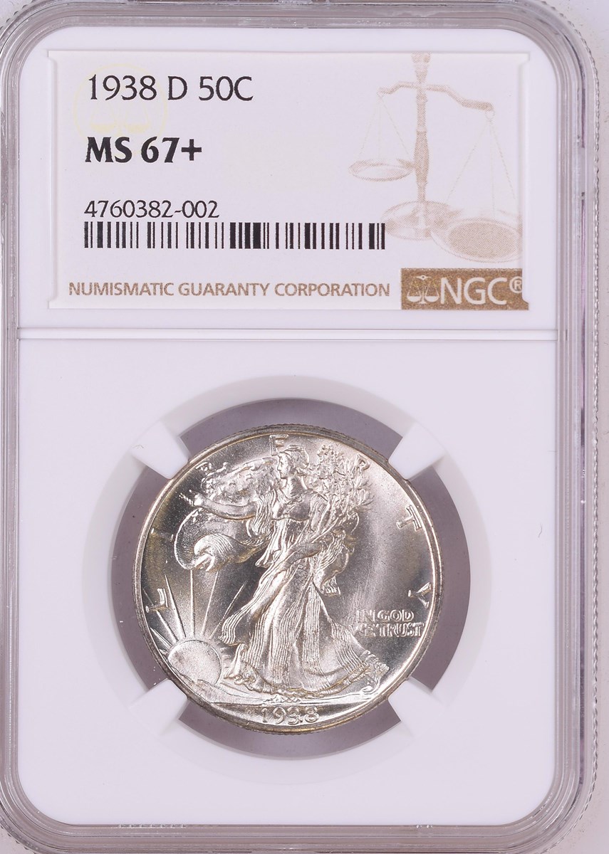 1938 D 50C MS | Coin Explorer | NGC
