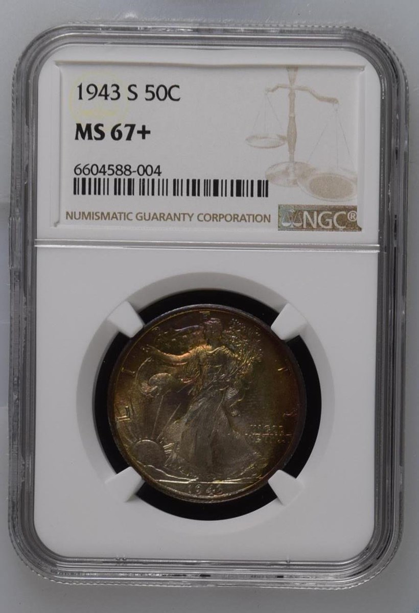 1943 S 50C MS | Coin Explorer | NGC