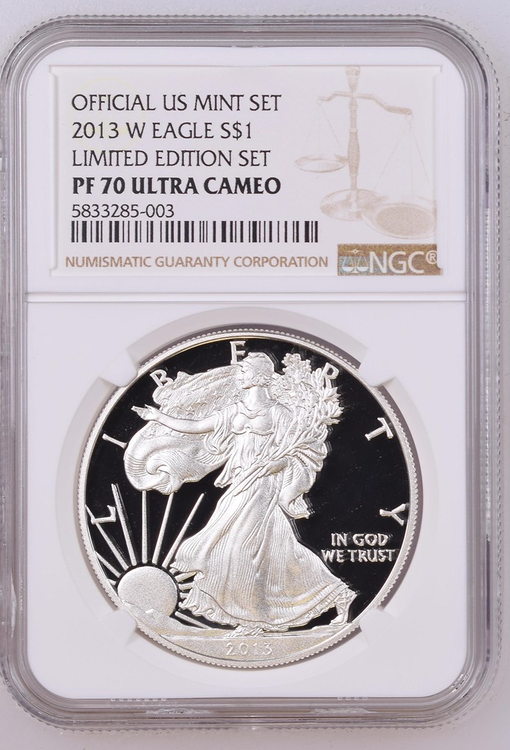 2013 W EAGLE S$1 PF | Coin Explorer | NGC