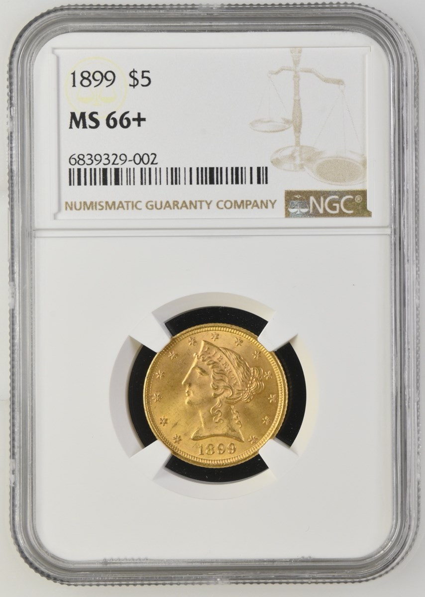 1899 $5 MS | Coin Explorer | NGC 1899 $5 MS | Coin Explorer | NGC