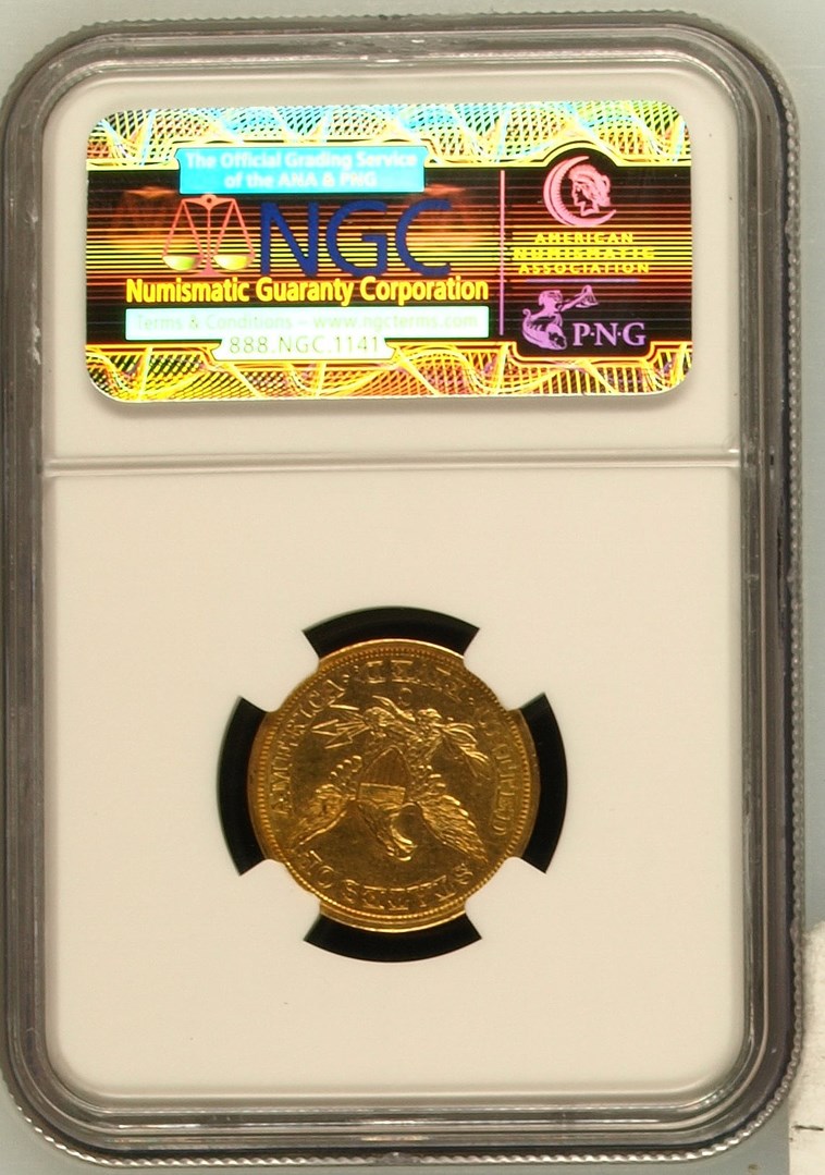 1857 C $5 MS | Coin Explorer | NGC