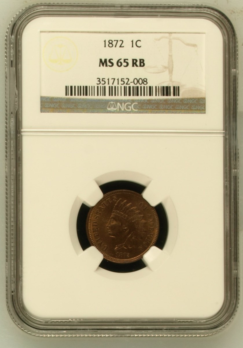 1872 1C MS | Coin Explorer | NGC