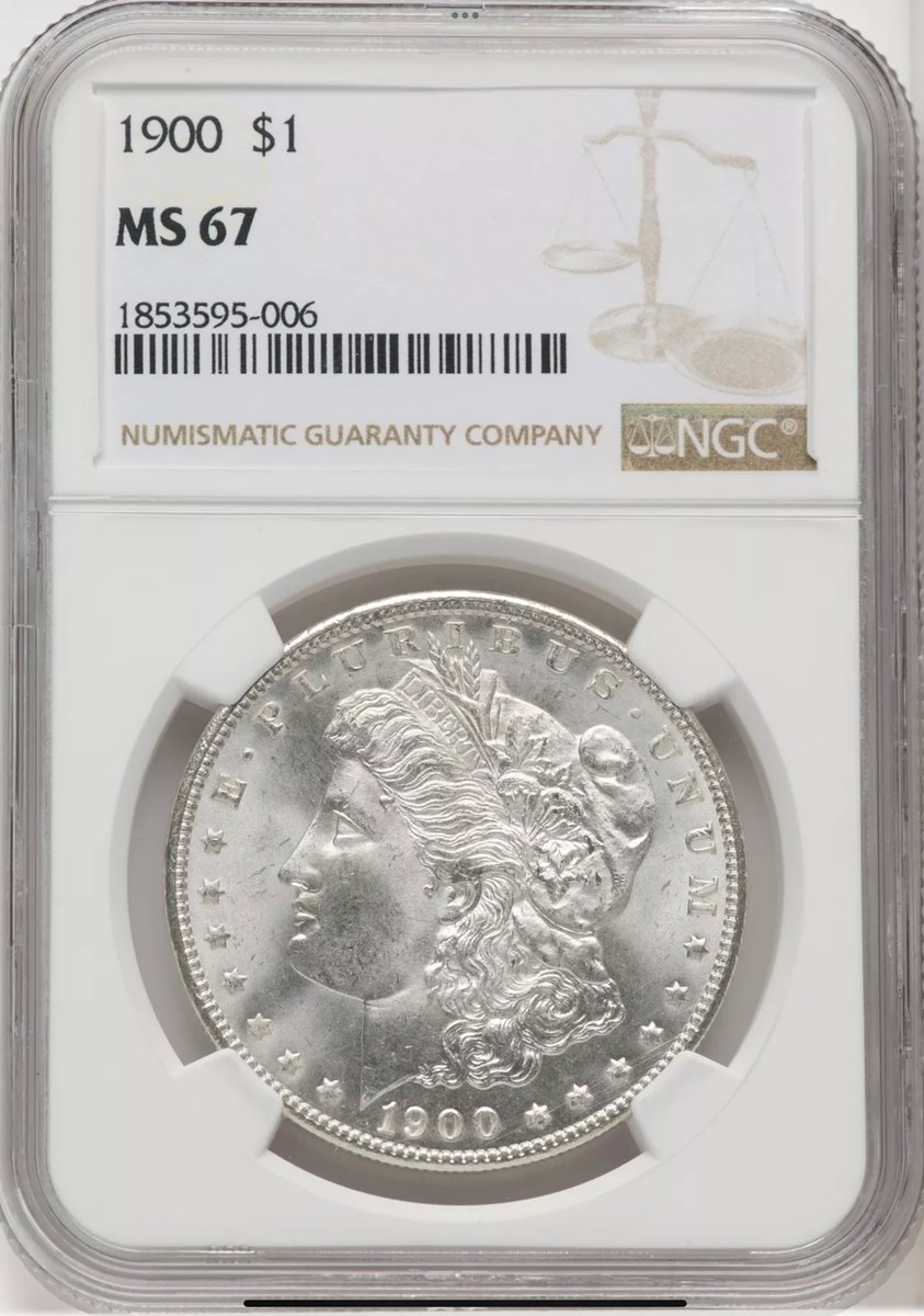 1900 $1 MS | Coin Explorer | NGC