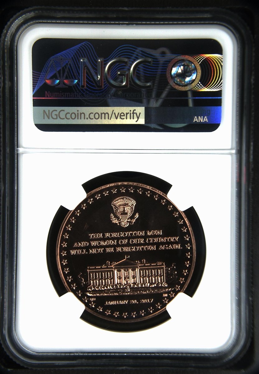PRESIDENTIAL SERIES DONALD J. TRUMP BRONZE MS | Coin Explorer | NGC