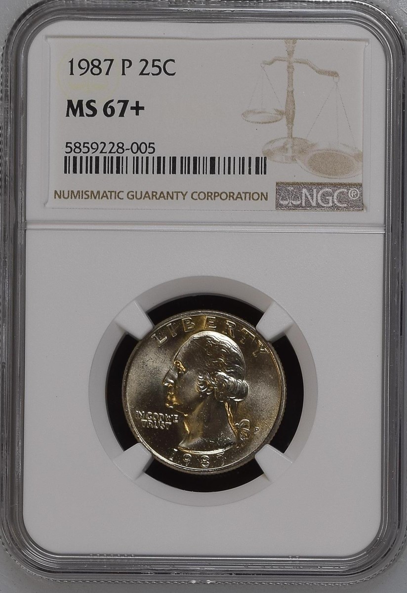 1987 P 25C MS | Coin Explorer | NGC