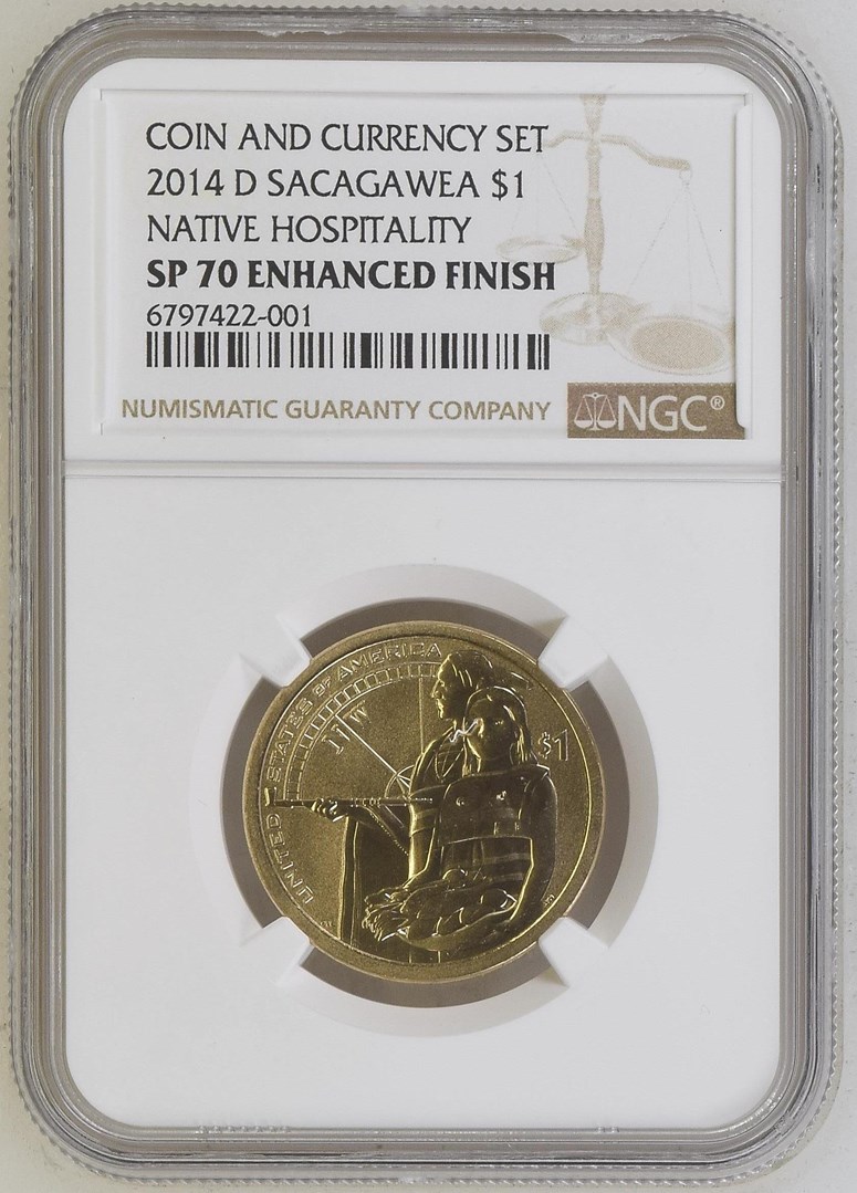 2014 D SACAGAWEA NATIVE HOSPITALITY $1 SP | Coin Explorer | NGC
