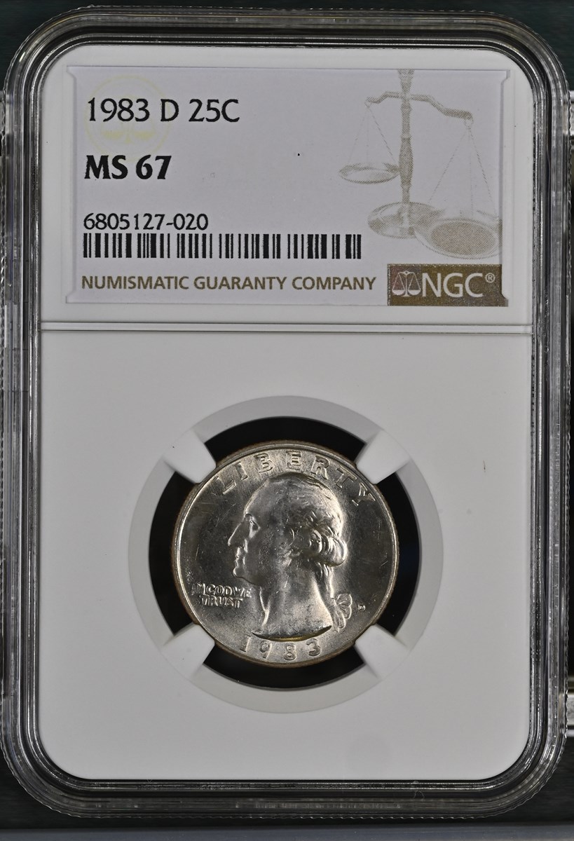 1983 D 25C MS | Coin Explorer | NGC