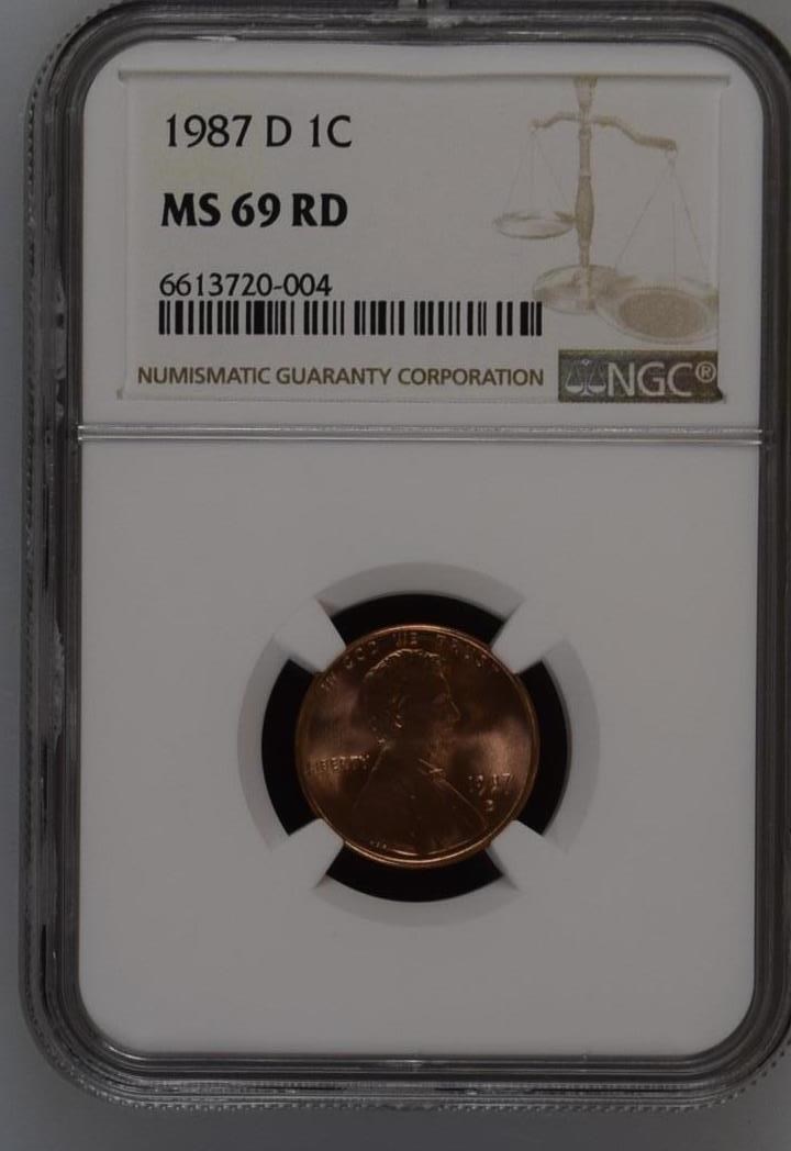 1987 D 1C MS | Coin Explorer | NGC