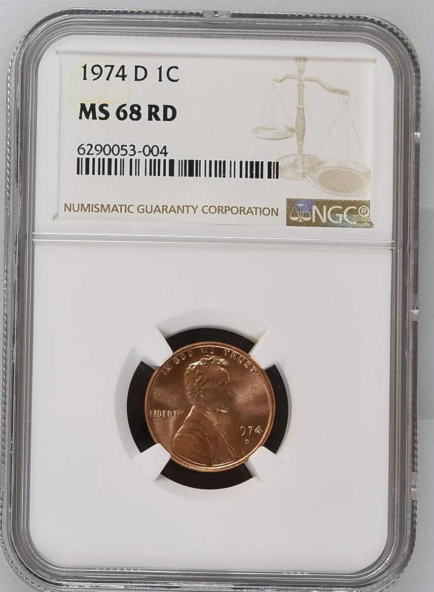 1974 D 1C MS | Coin Explorer | NGC