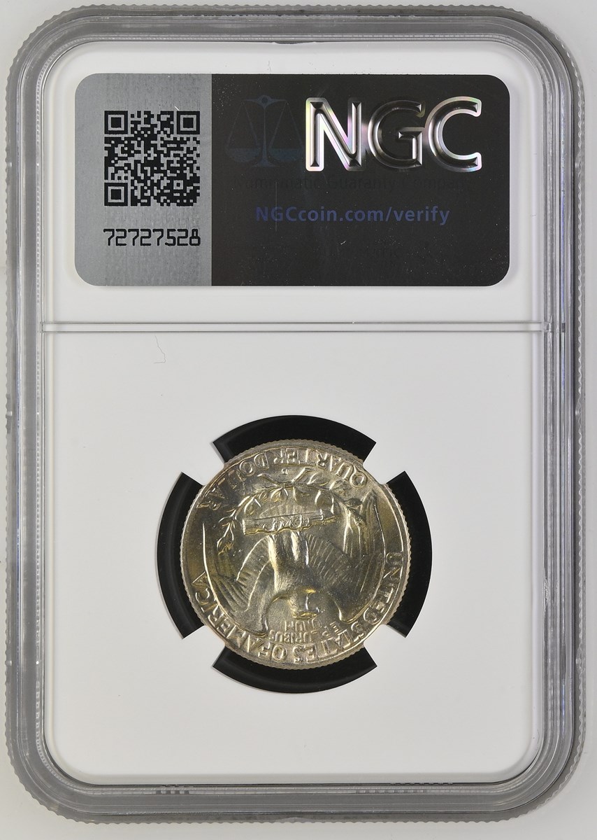 1962 D 25C銀貨　NGC MS62 アメリカ ワシントン クォーター銀貨 1962 D 25C MS | Coin Explorer | NGC
