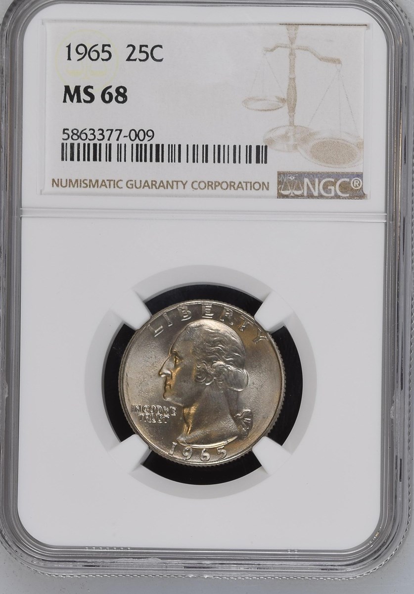 1965 25C MS | Coin Explorer | NGC