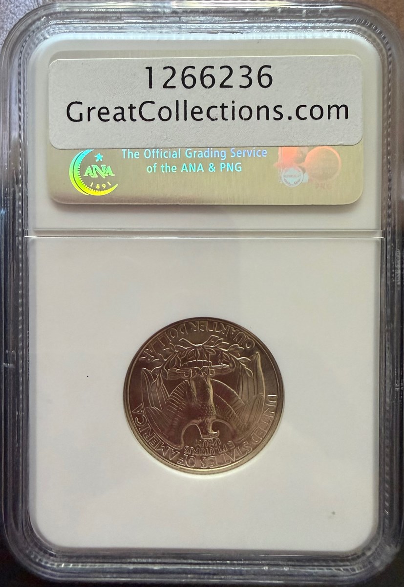 1993 P 25C MS | Coin Explorer | NGC