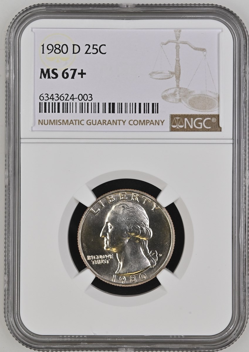 1980 D 25C MS | Coin Explorer | NGC