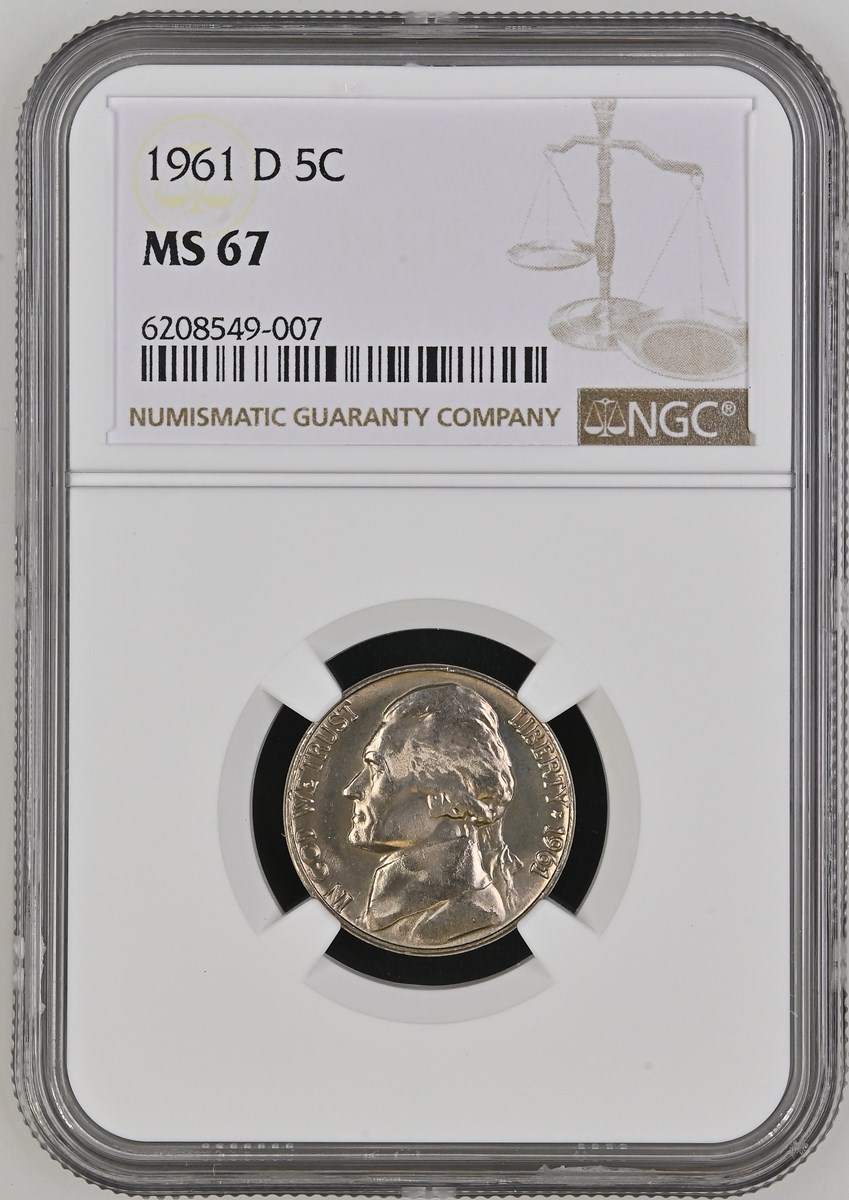 1961 D 5C MS | Coin Explorer | NGC