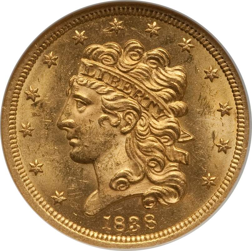1838 $5 MS | Coin Explorer | NGC