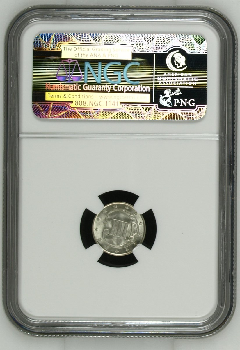 1852 3CS MS | Coin Explorer | NGC