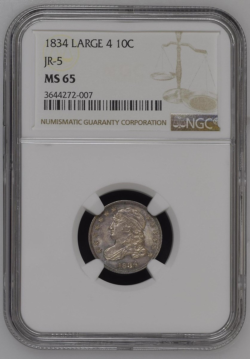 1834 10C MS | Coin Explorer | NGC