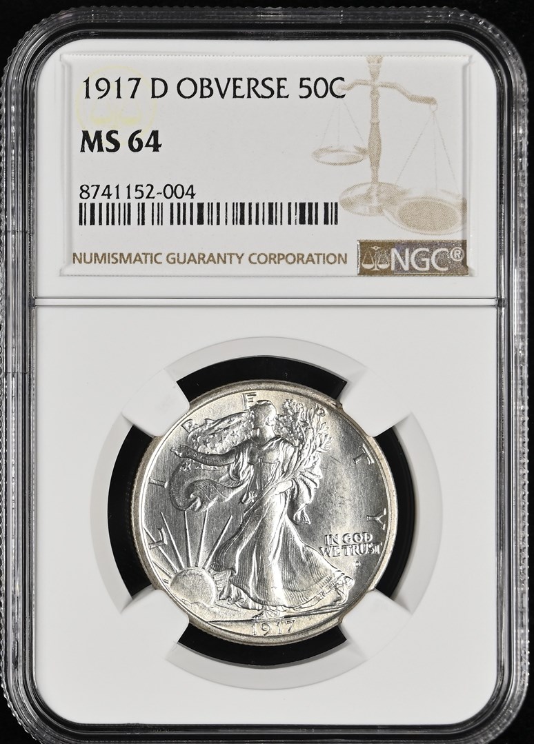 1917 D OBVERSE 50C MS | Coin Explorer | NGC