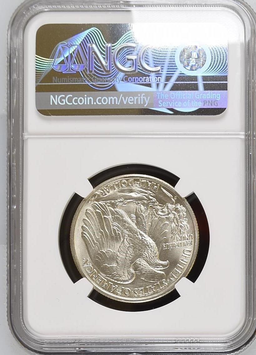 1936 D 50C MS | Coin Explorer | NGC