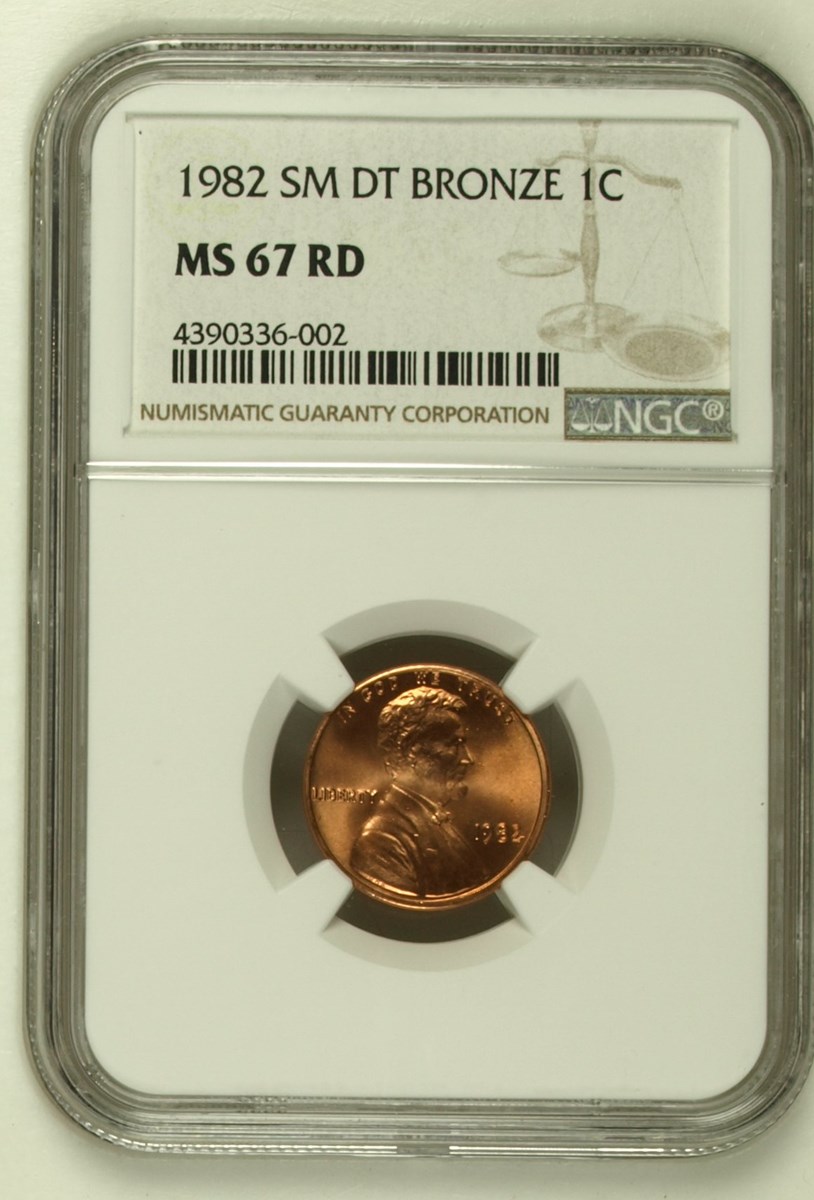 1982 SM DT BRONZE 1C MS | Coin Explorer | NGC
