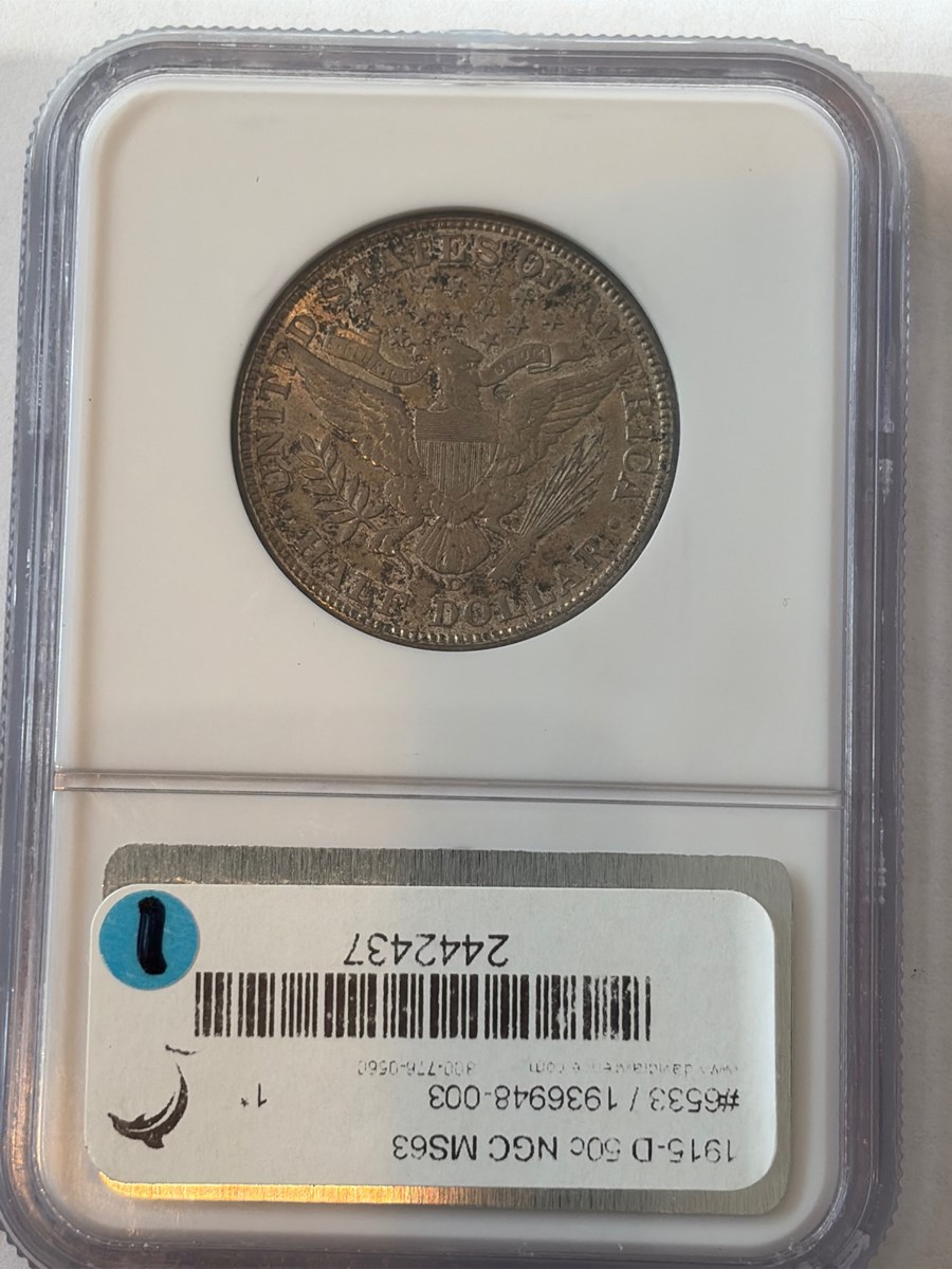 1915 D 50C MS | Coin Explorer | NGC