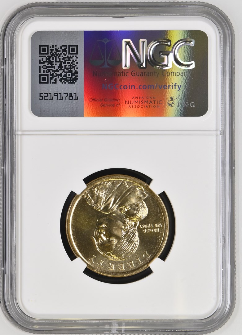 2016 P SACAGAWEA WARTIME CODE TALKERS $1 MS | Coin Explorer | NGC
