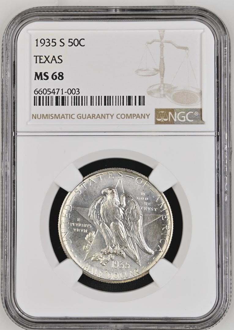 1935 S TEXAS 50C MS | Coin Explorer | NGC