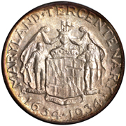 1934 MARYLAND 50C MS | Coin Explorer | NGC