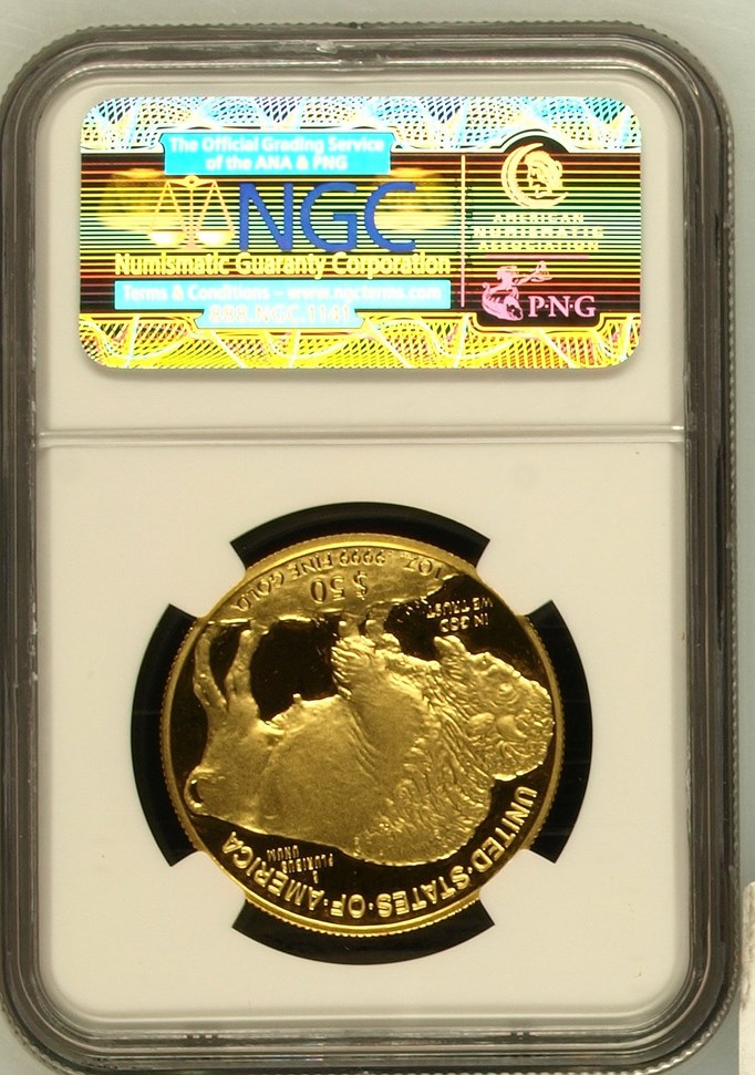 2007 W BUFFALO .9999 FINE G$50 PF | Coin Explorer | NGC