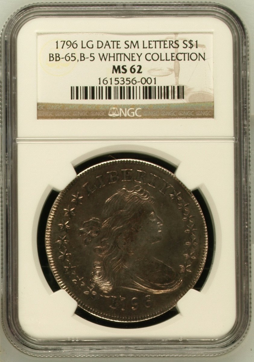 1796 $1 MS | Coin Explorer | NGC