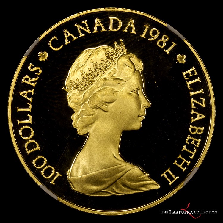 1981, Canada, National Anthem, Gold Coin Details - The Symphony