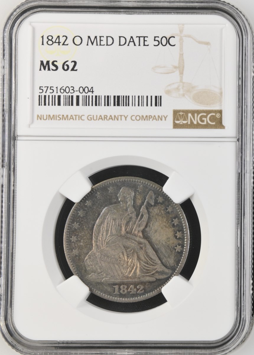 1842 O MED DATE 50C MS | Coin Explorer | NGC