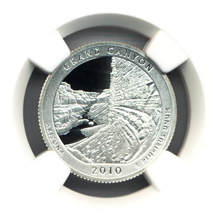 2010 S SILVER GRAND CANYON 25C PF | Coin Explorer | NGC