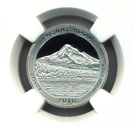 2010 S SILVER MOUNT HOOD 25C PF | Coin Explorer | NGC